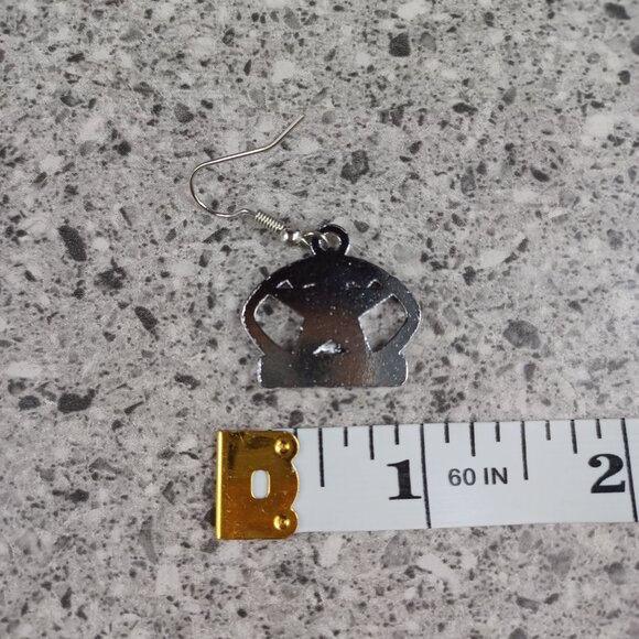 Pittsburgh Steelers NFL Charm Bracelet and Earrings Football Fan Jewelry Set - Picture 7 of 7